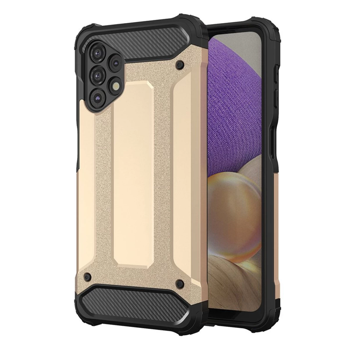 Hybrid Armor šarvuotas Hibridinis Dėklas Samsung Galaxy A32 5g Auksinis