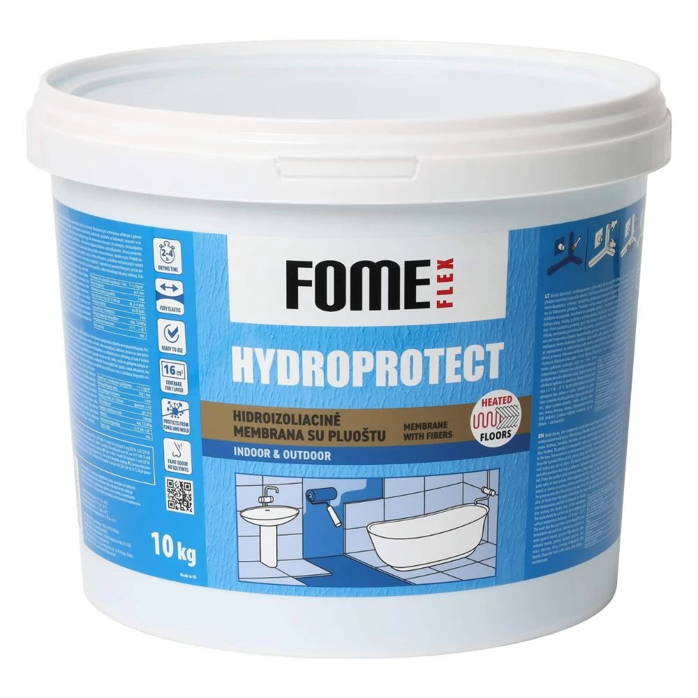 FOME FLEX HYDROPROTECT MEMBRANE hidroizoliacinė membrana su pluoštu