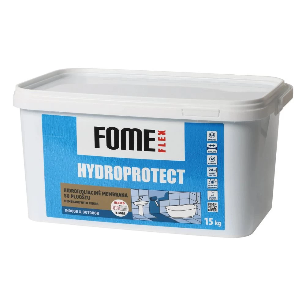 FOME FLEX HYDROPROTECT MEMBRANE hidroizoliacinė membrana su pluoštu