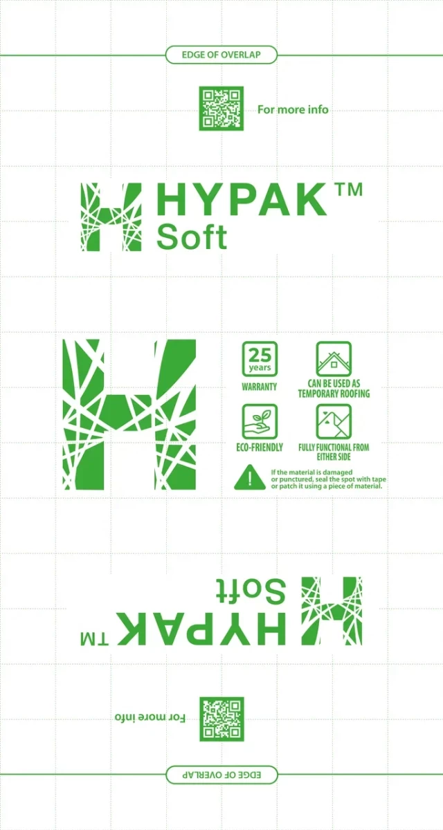 Difuzinė membrana Kingwills™ Hypak™ (1560K) Soft 60 Difuzinė membrana Kingwills™ Hypak™ (1560K) Soft 60