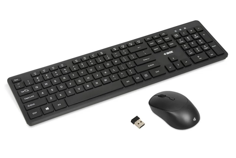 Ibox Ikm5010w Klaviatūros Ir Pelės Rinkinys