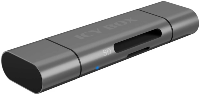 Icy Box C Tipo Usb Atminties Kortelių Skaitytuvas Ib-cr201-c3