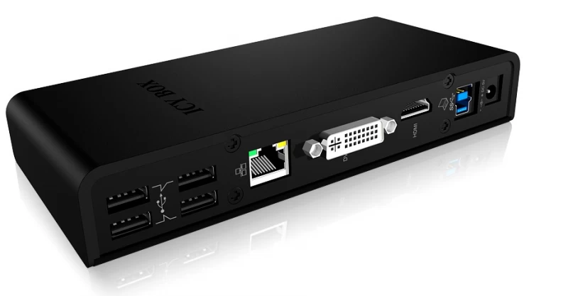 Icy Box Ib-dk2241ac (juodas /usb 3.0 )