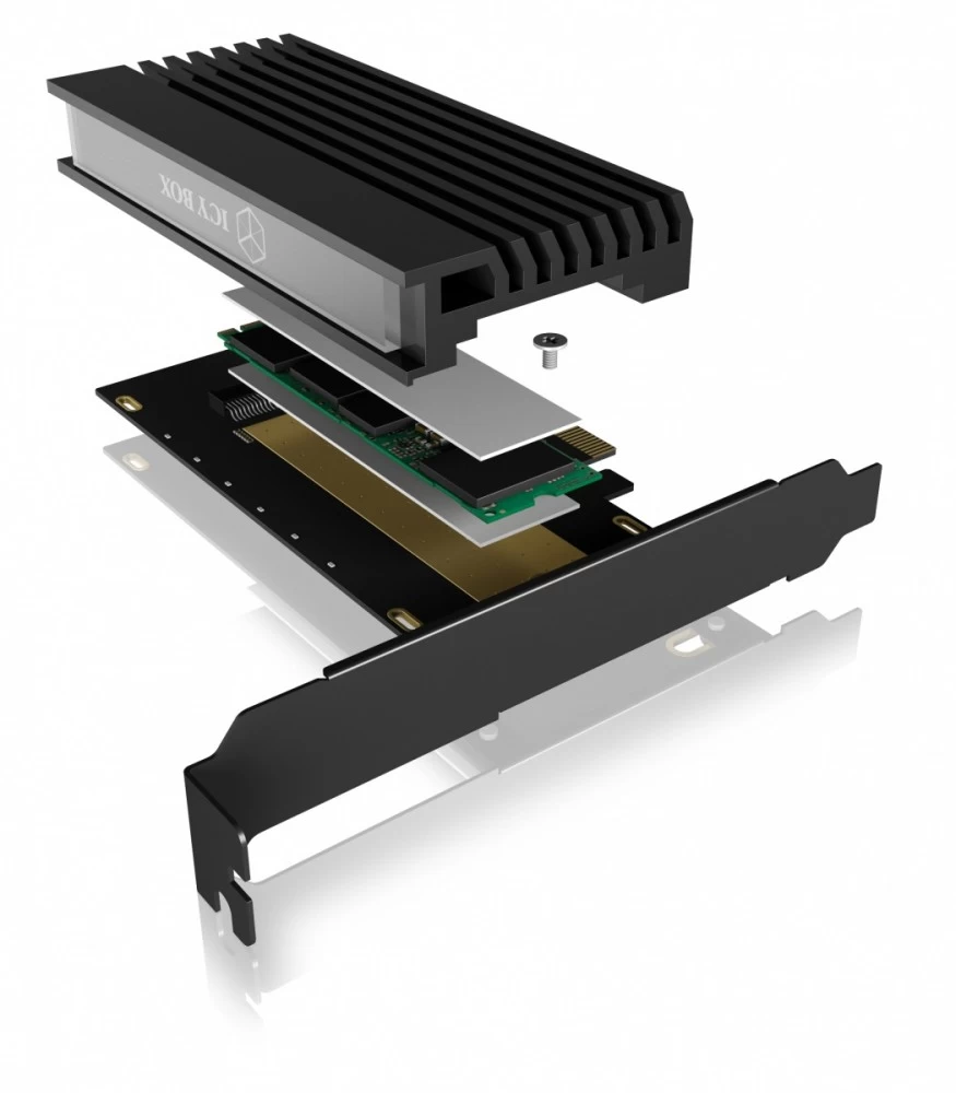 ICY BOX IB-PCI214M2-HSL PCIe card for M.2 SSD