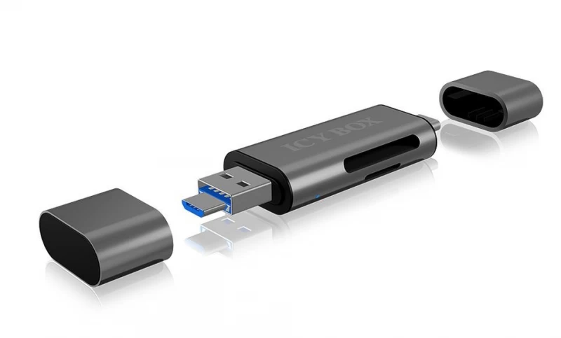 Icy Box Usb C Tipo Atminties Kortelių Skaitytuvas Amicycu00000003