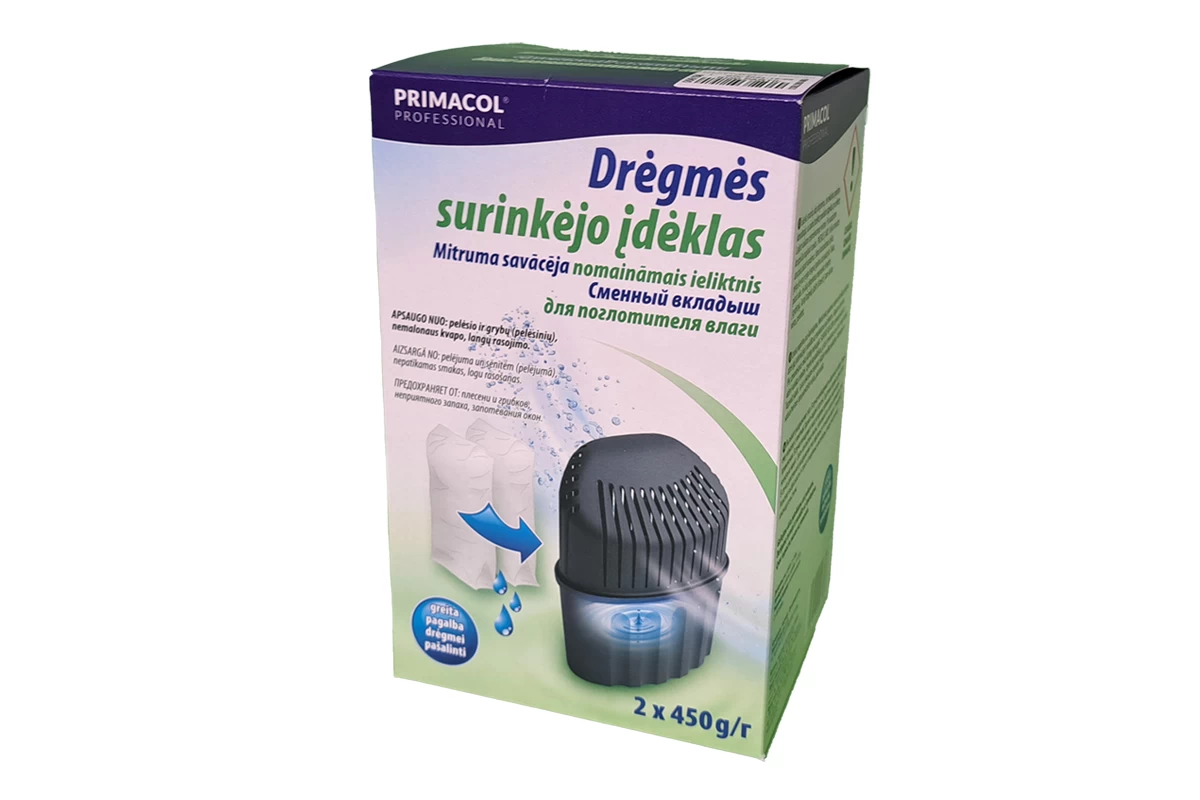 Įdėklas Primacol Drėgmės surinkėjui, 2x450 g
