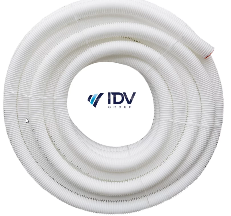 Lankstus ortakis IDV, 75mm, padengtas antistatine ir antibakterine danga, 50 m. Lankstus ortakis IDV, 75mm, padengtas antistatine ir antibakterine danga, 50 m.