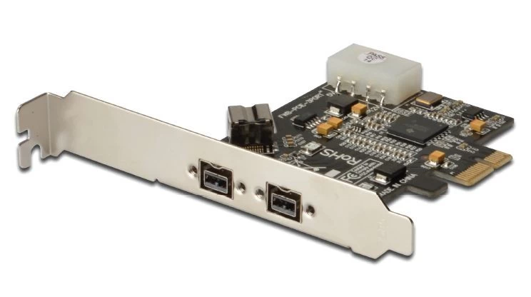 IEEE 1394b 3-Port PCIexp ress Card 1xInt. 2xExt.