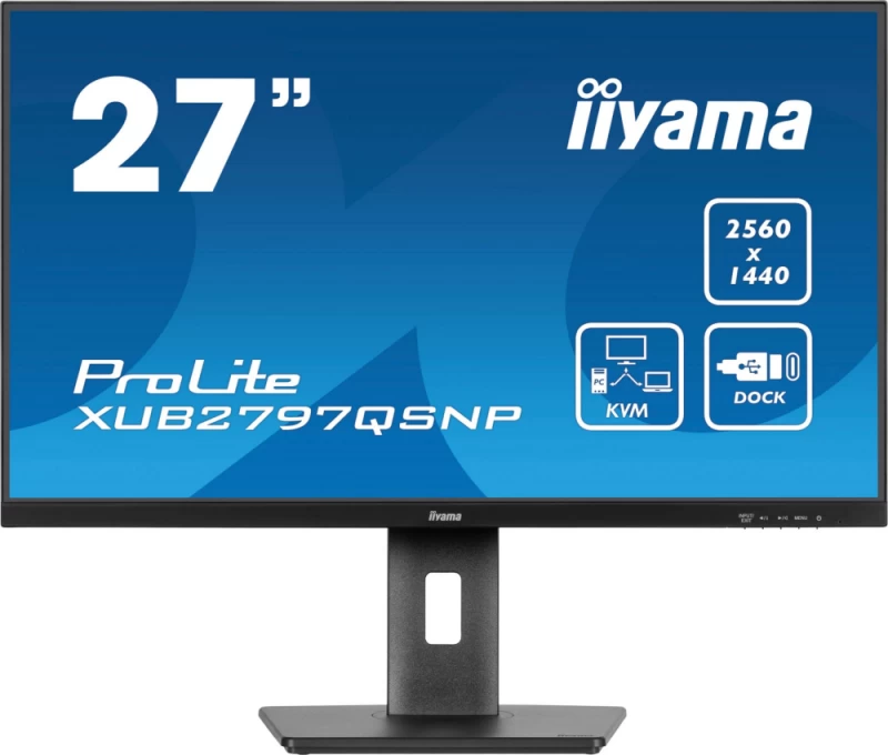 Iiyama Xub2797qsnp-b1 Monitorius (27&amp;quot; /ips /60hz /2560 X 1440 / Juodas)
