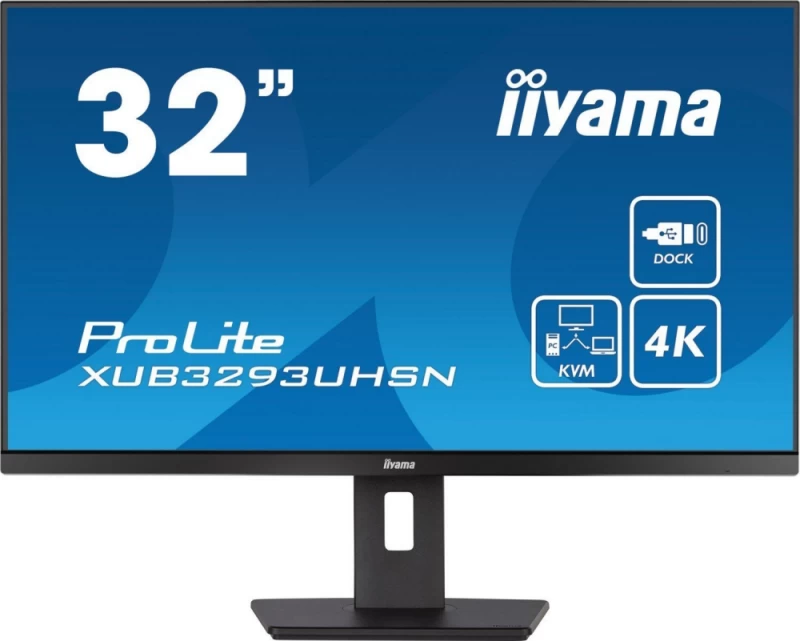Iiyama Xub3293uhsn-b5 Monitorius (31,5&amp;quot; /ips /60hz /3840 X 2160 / Juodas)