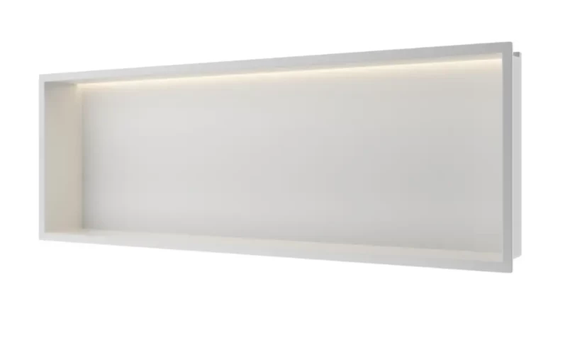 Įleidžiama sieninė lentyna Balneo Wall Box LED nerūdijančiojo plieno sp., 30x90x10 cm, B0101010109-3