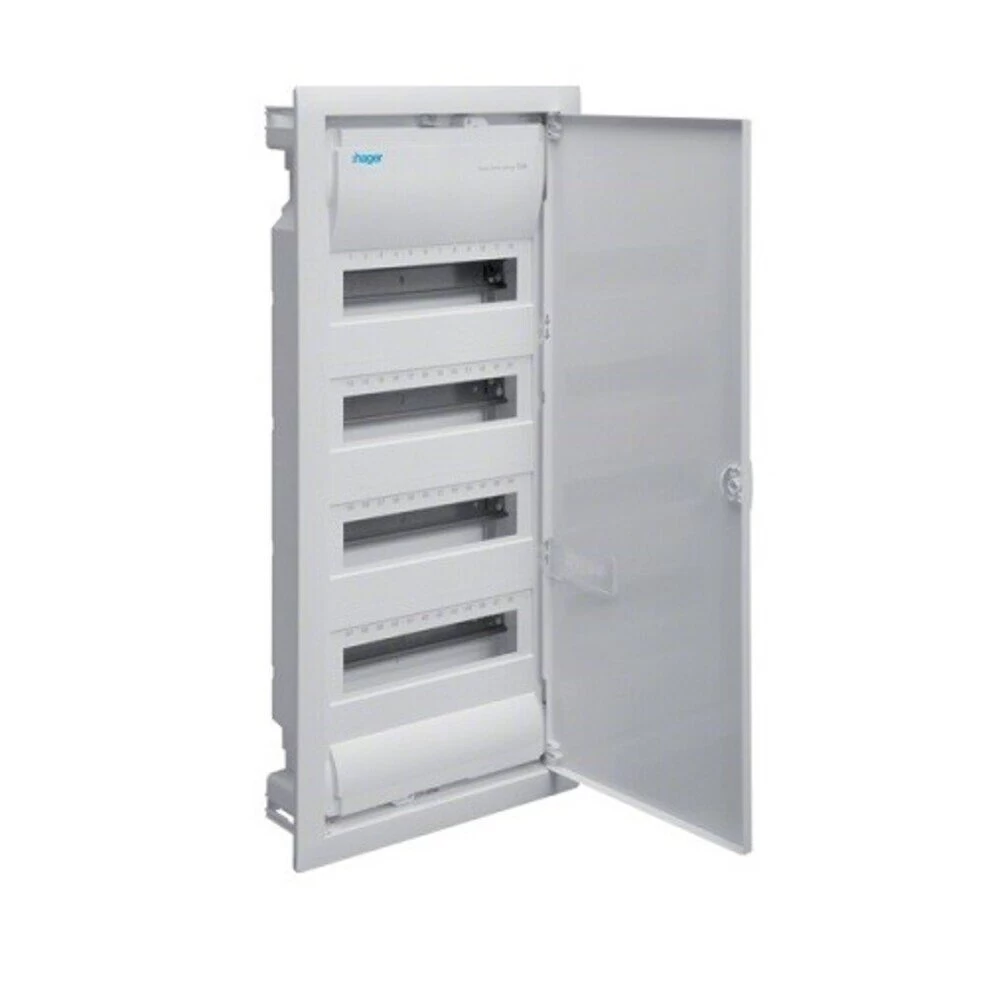 Įleidžiamas skydelis HAGER VU48NE IP30 metalinės durys, 48 moduliai Įleidžiamas skydelis HAGER VU48NE IP30 metalinės durys, 48 moduliai