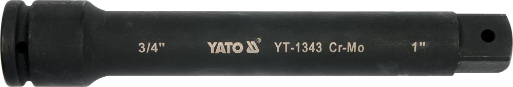 Ilgintuvas - adapteris smūginis 3/4(F)x1(M); 250 mm (YT-1343)