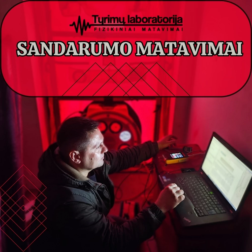 Pastatų sandarumo testas