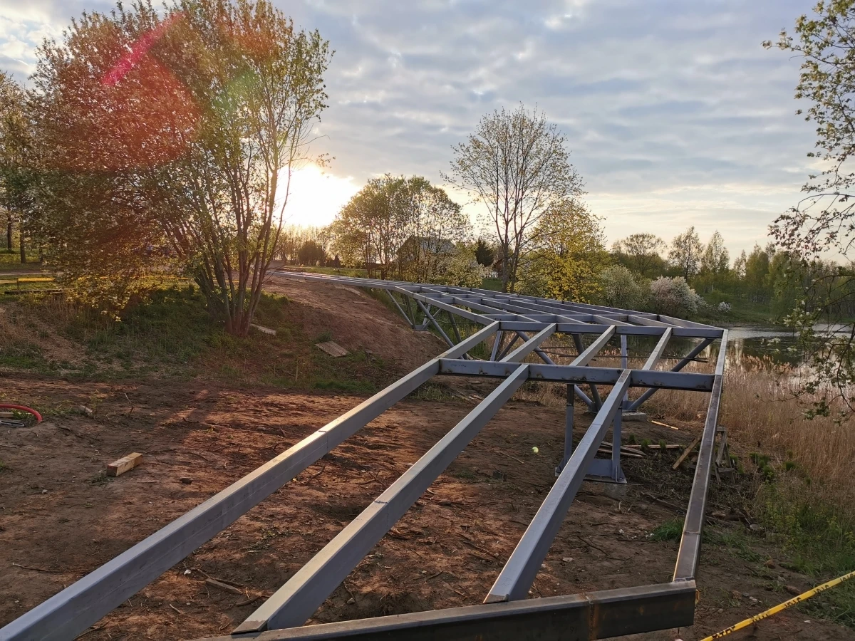 Lieptų, tiltelių, pirsų, pavėsinių ant vandens statyba