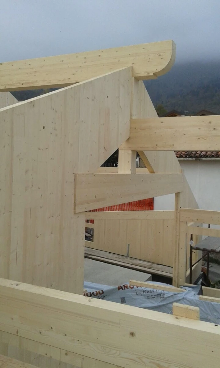 Skydiniai namai CLT konstrukcijos A, A++ klasės - projektavimas, gamyba, statyba