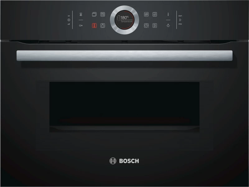 įmontuojama Bosch 8 Serijos Cmg 633bb1 įmontuojama Mikrobangų Krosnelė Ir Keptuvė