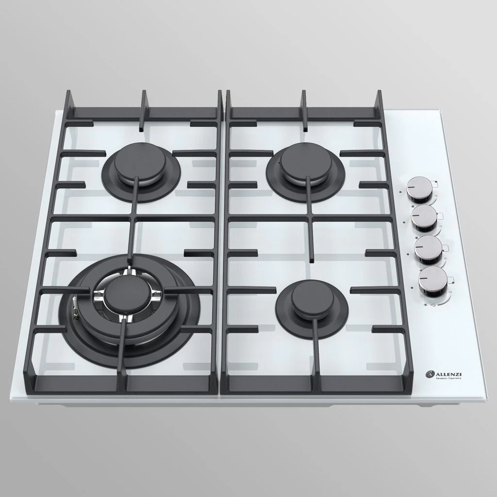 Įmontuojama dujinė kaitlentė Allenzi BOS601White
