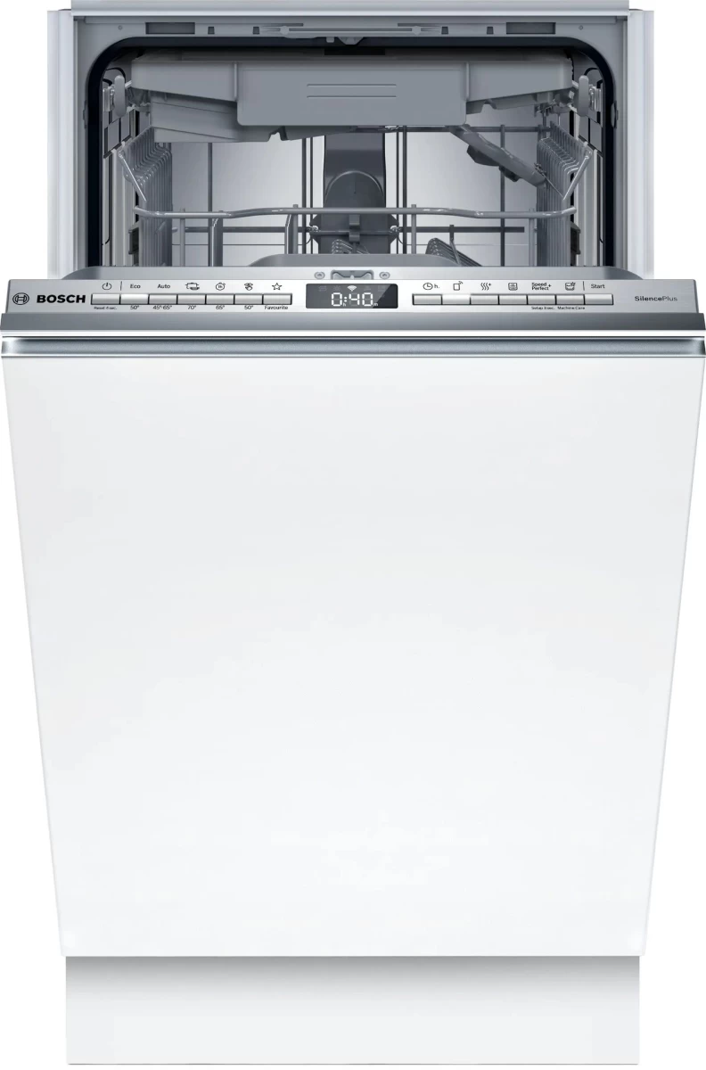 Įmontuojama indaplovė Bosch Serija 4, SPV4HMX12E, 45 cm