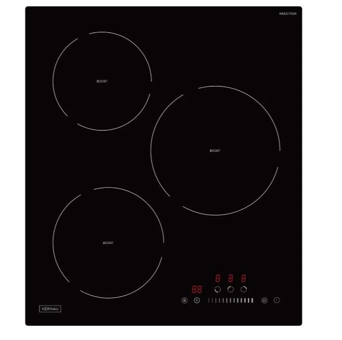 Įmontuojama indukcinė kaitlentė Kernau KIH 432-3B, 45 cm