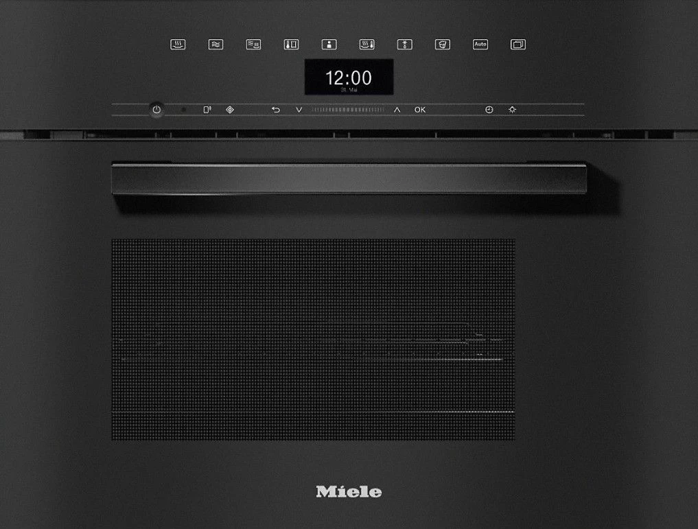 Įmontuojama kompaktiška garinė orkaitė Miele DGM 7440 OBSW, 11106530