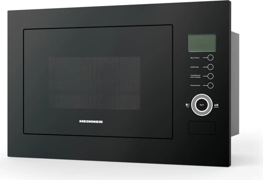 Įmontuojama mikrobangų krosnelė 900W, 25L HMW-25BIGBK HEINNER