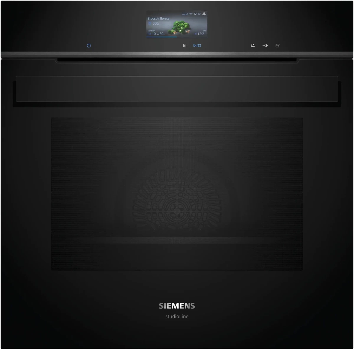 Įmontuojama orkaitė Siemens HR976GMB1
