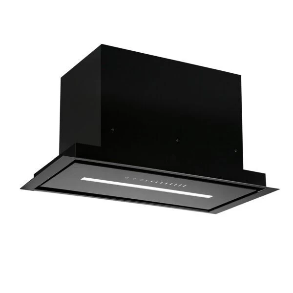 Įmontuojamas 60 cm pločio gartraukis Schlosser HL 60 TC BLAS / GLASS, juodas