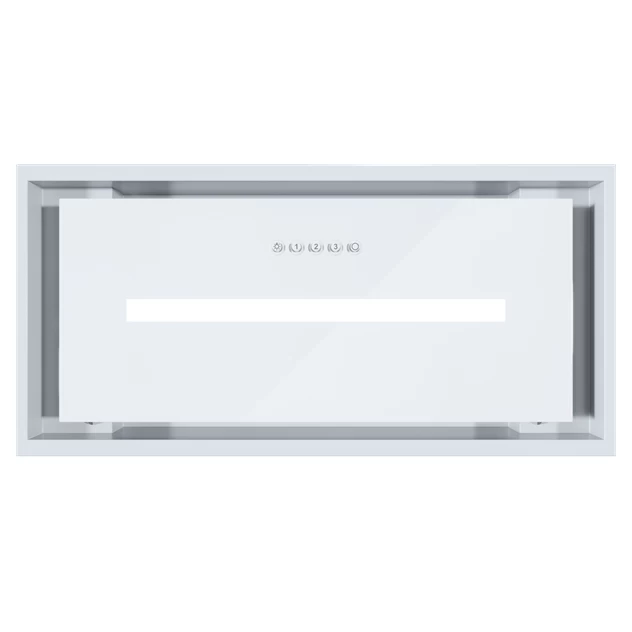 Įmontuojamas 60 cm pločio gartraukis Schlosser HL60PBWH GLASS, baltas