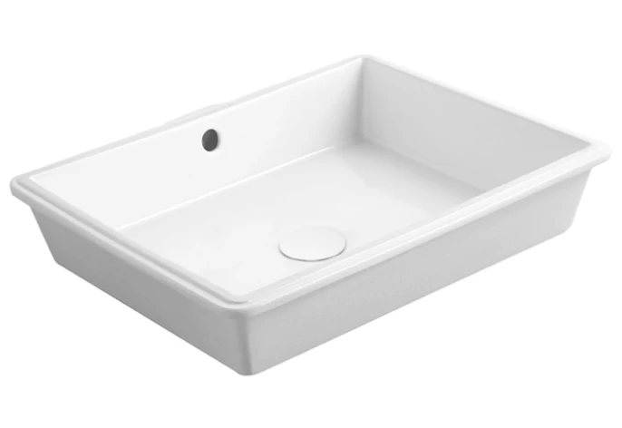 Įmontuojamas praustuvas Simas Agile 47x37 cm, balta matinė, S59 BIANCO MATT