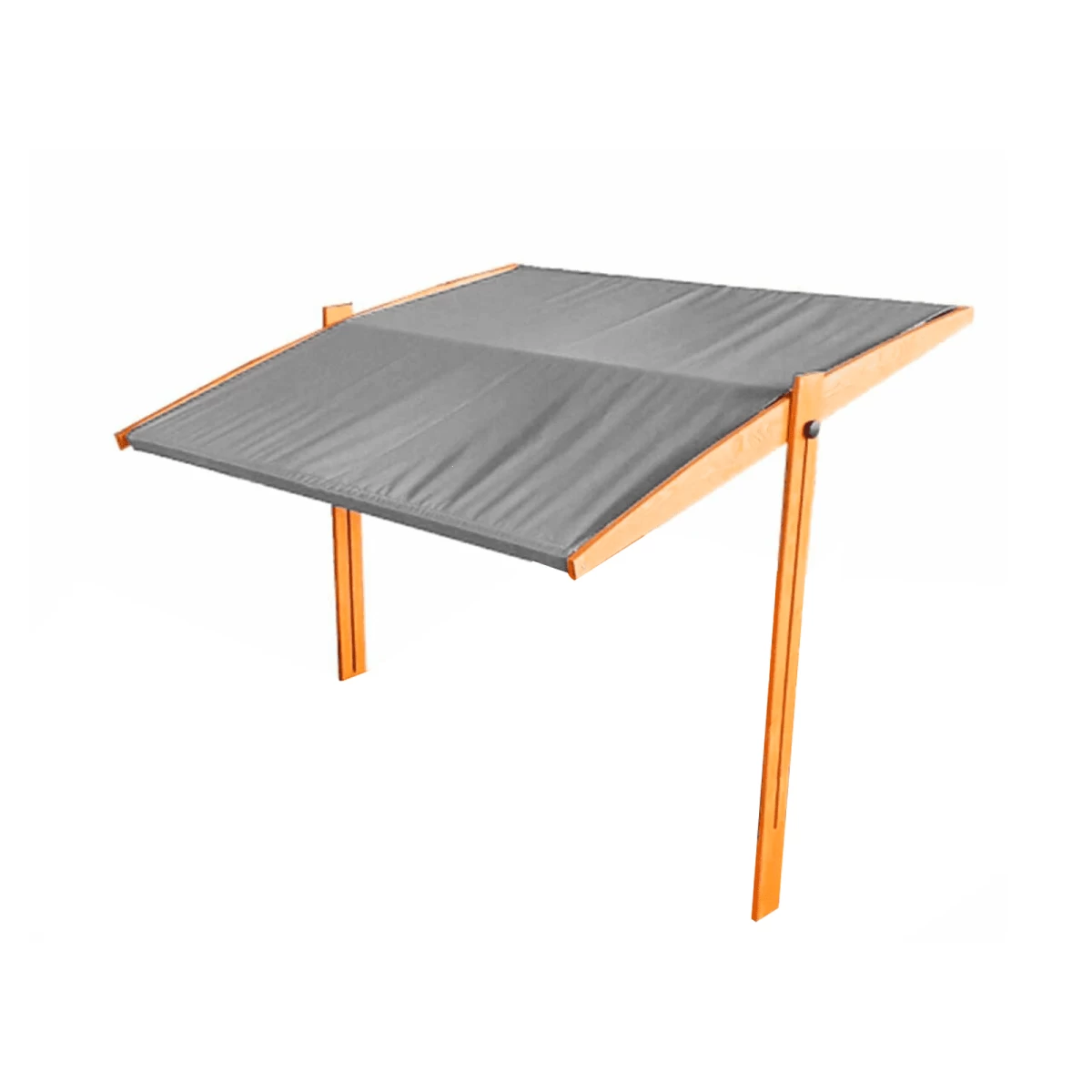 Impregnuotas smėliadėžės stogelis 120×120 cm, pilkas