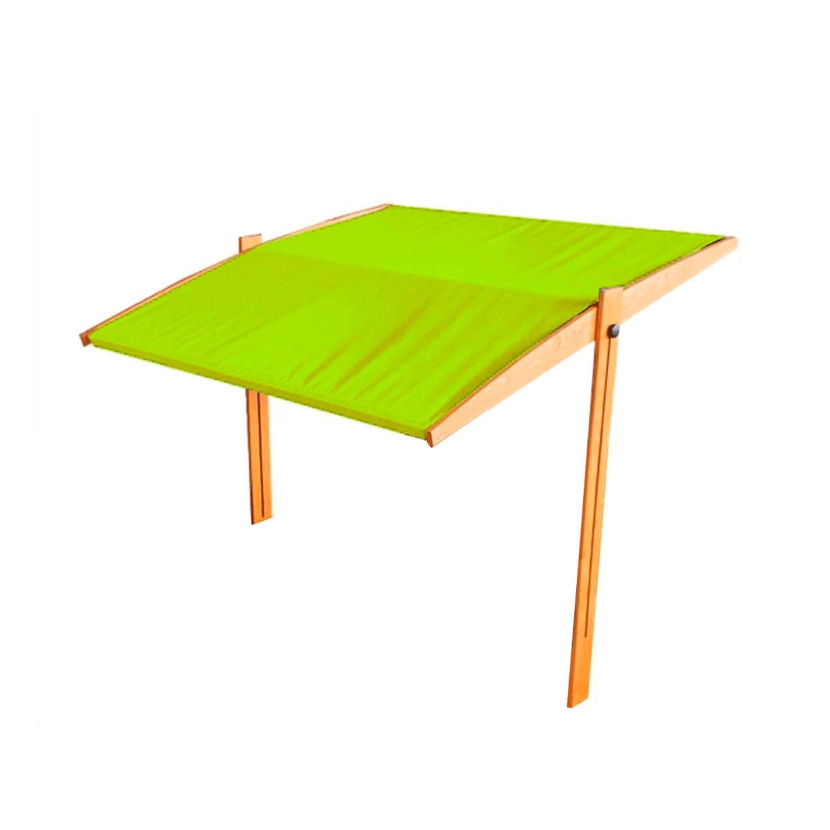 Impregnuotas smėliadėžės stogelis 140×140 cm, žalias