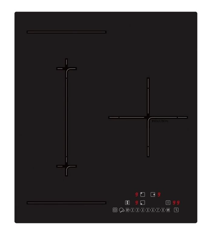 Indukcinė 45 cm kaitlentė Schlosser BF571-54BMP ( BLACK MATTE)