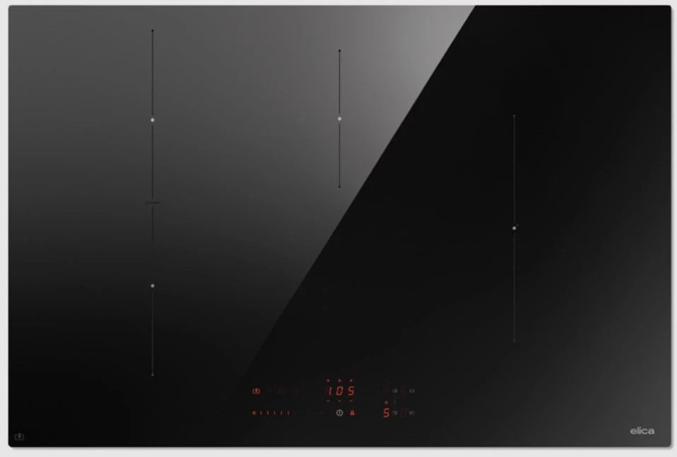 Indukcinė 78 cm pločio kaitlentė ELICA RATIO CONNEX 804 PLUS BL