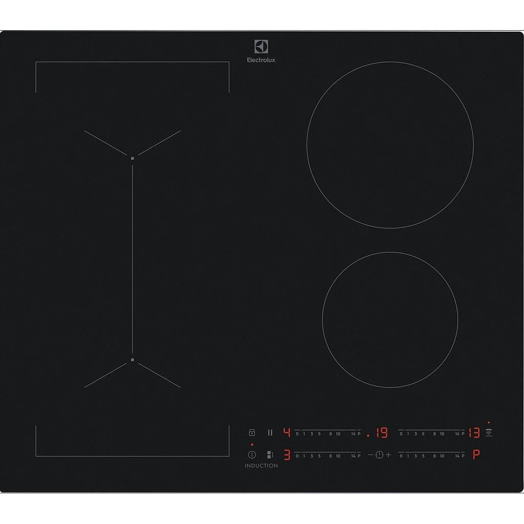 Indukcinė kaitlentė ELECTROLUX KIV63443CT, su 1 apjungiama zona, juodos matinės spalvos, graublėtas paviršius, Indukcinė kaitlentė ELECTROLUX KIV63443CT, su 1 apjungiama zona, juodos matinės spalvos, graublėtas paviršius,