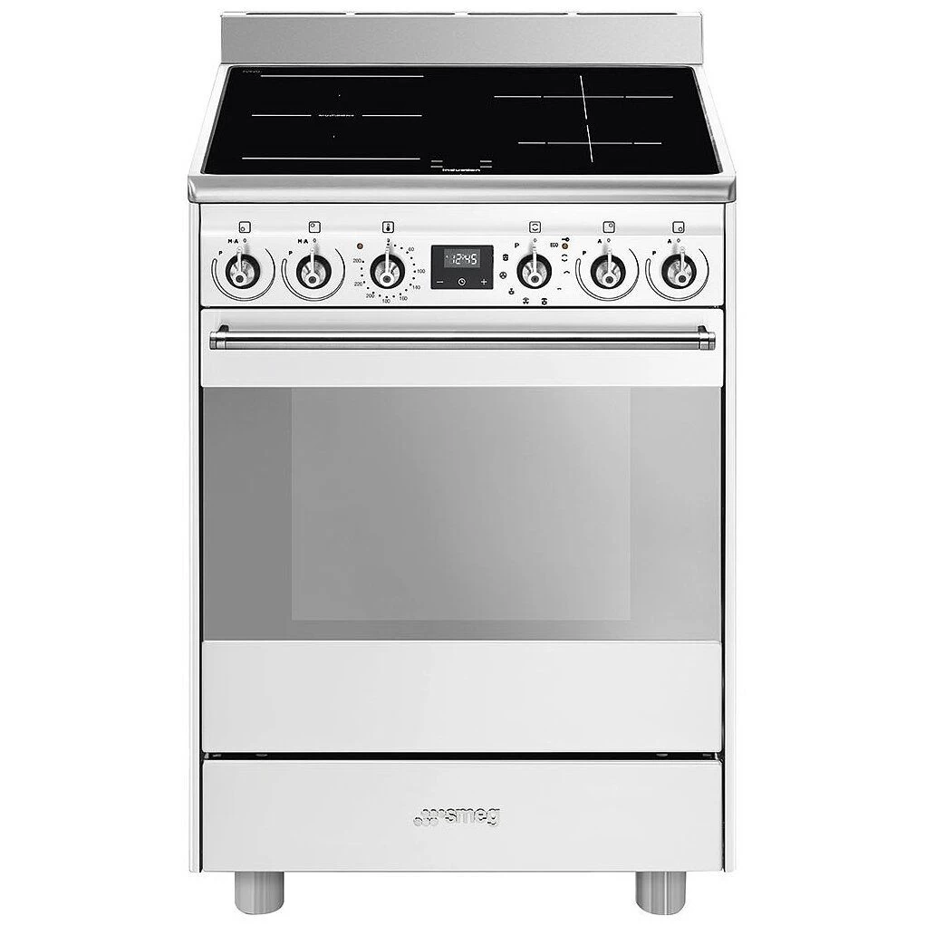 Indukcinė viryklė su elektrine orkaite SMEG SPSK60IB9 (Baltos spalvos)