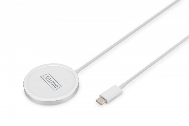Indukcinis Belaidis įkroviklis 15w Magsafe 1m Usb-c Baltas