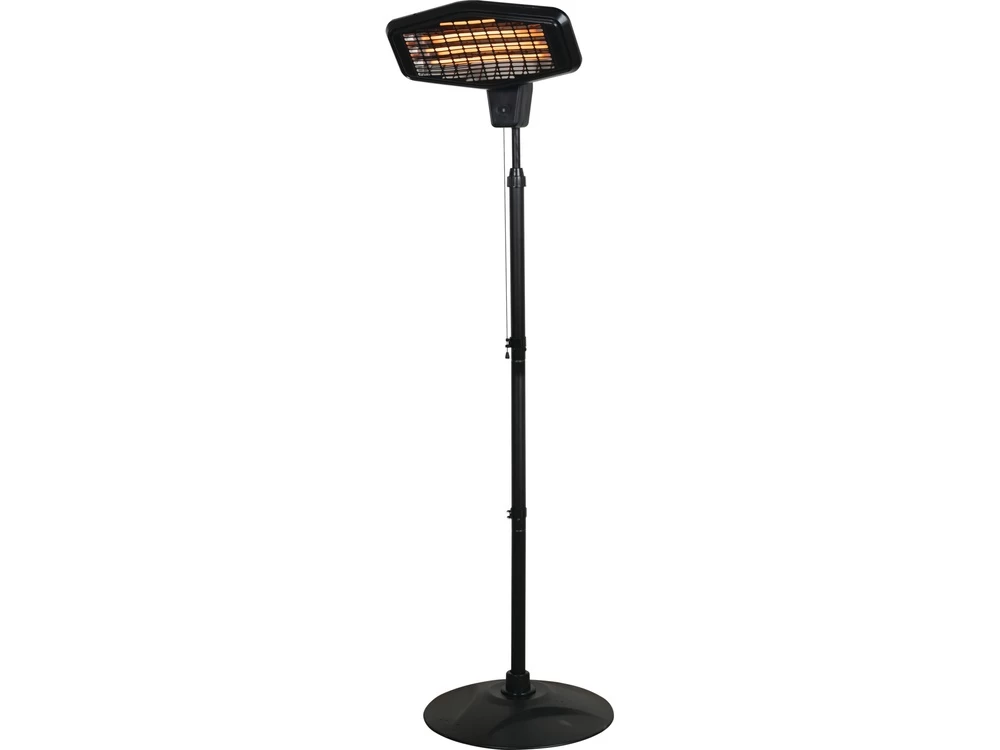 Infraraudonųjų spindulių šildytuvas | mobilus | 2200W | su pultu (68793)