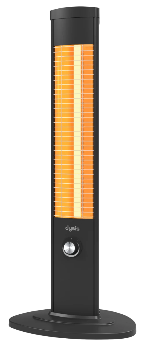 Infraraudonųjų spindulių šildytuvas Simfer DYSIS HTR-7405, 2000 W, juodas
