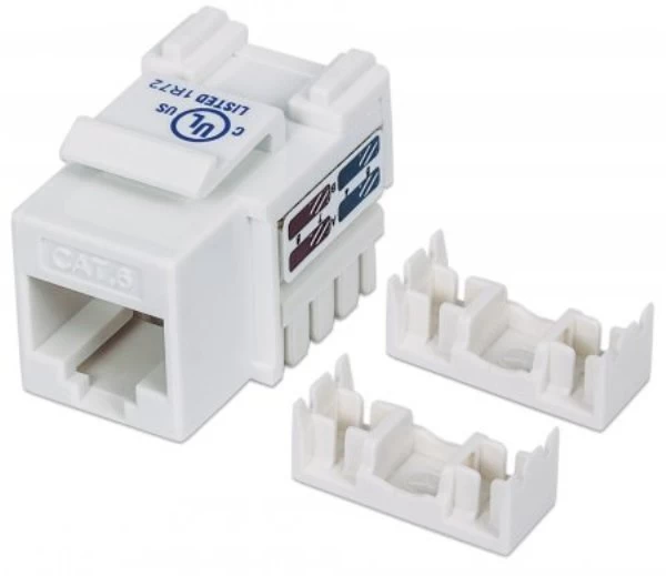 Intellinet Keystone Modulis Cat6 Utp Rj45 Su Užspaudžiamais Galais, Baltas