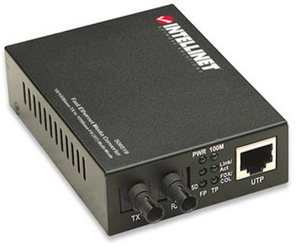 Intellinet Media Konverteris 10/100base-tx Rj45 / 100base-fx (mm St) 2km 1310nm
