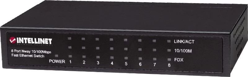 Intellinet Network Solutions 10/100 Office Komutatorius 523318 (8x 10/100 )