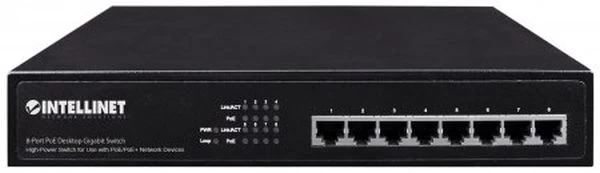 Intellinet Network Solutions 560641 Komutatorius (8x 10/100/1000 )