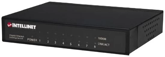 Intellinet Network Solutions Ethernet Gigabit Desktop Switch 530347 (8x 1 Gbe )