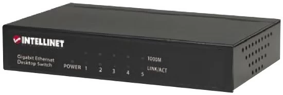 Intellinet Network Solutions Ethernet Gigabit Desktop Switch 530378 (5x 10/100/1000 )