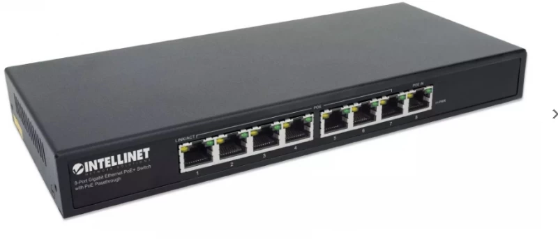 Intellinet Network Solutions Komutatorius 561679 (8x 10/100/1000 )