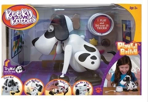 Interaktyvus šunis Kooky Kritters Bailey 10 Funkcijų Lapai