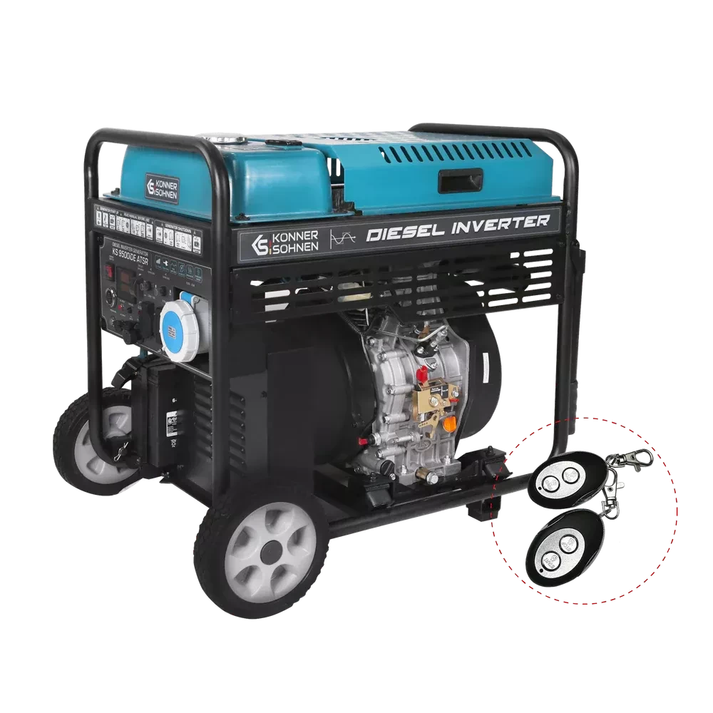Inverterinis dyzelinis elektros generatorius 9500W KS 9500iDE ATSR KONNER &amp; SOHNEN