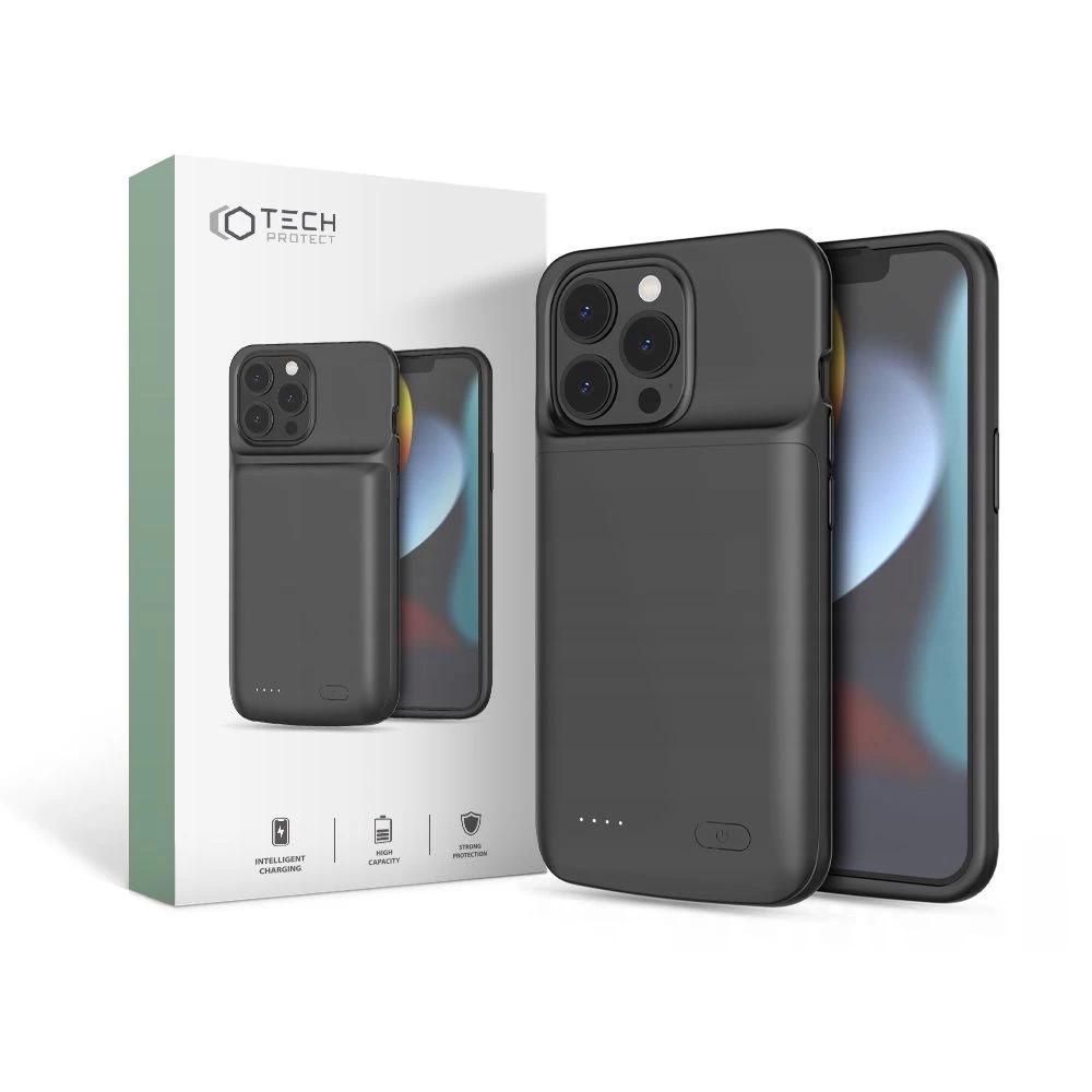 iphone 13 / 13 Pro Dėklas Su 4800 Mah powercase - Juodas