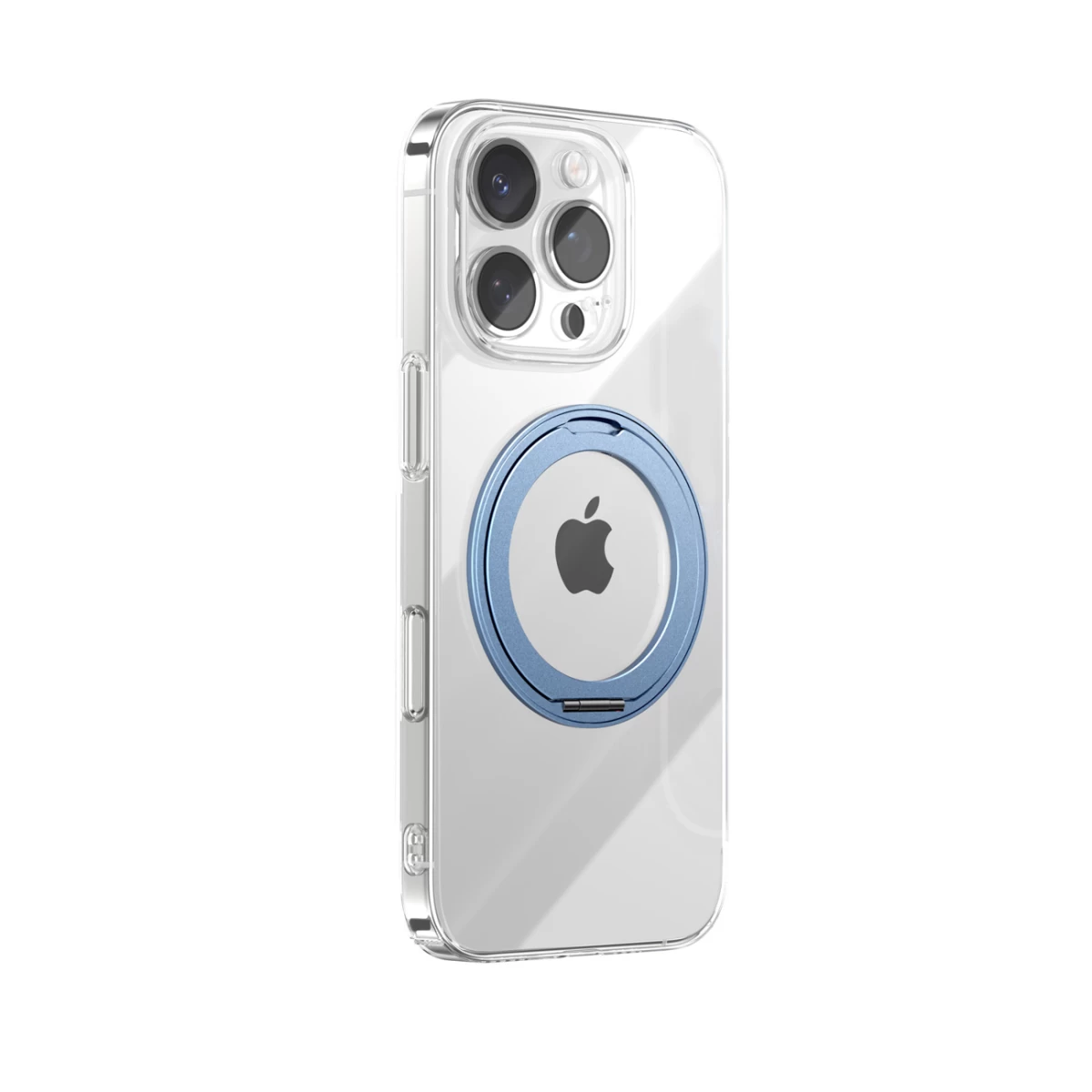 iphone 16 Pro Max Magsafe Dangtelis Su žiedu 360 - Mėlynas